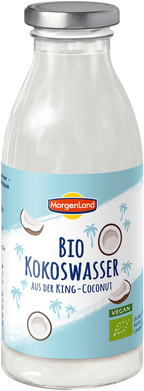 Kokoswasser aus der King-Coconut im Glas 350 ml
