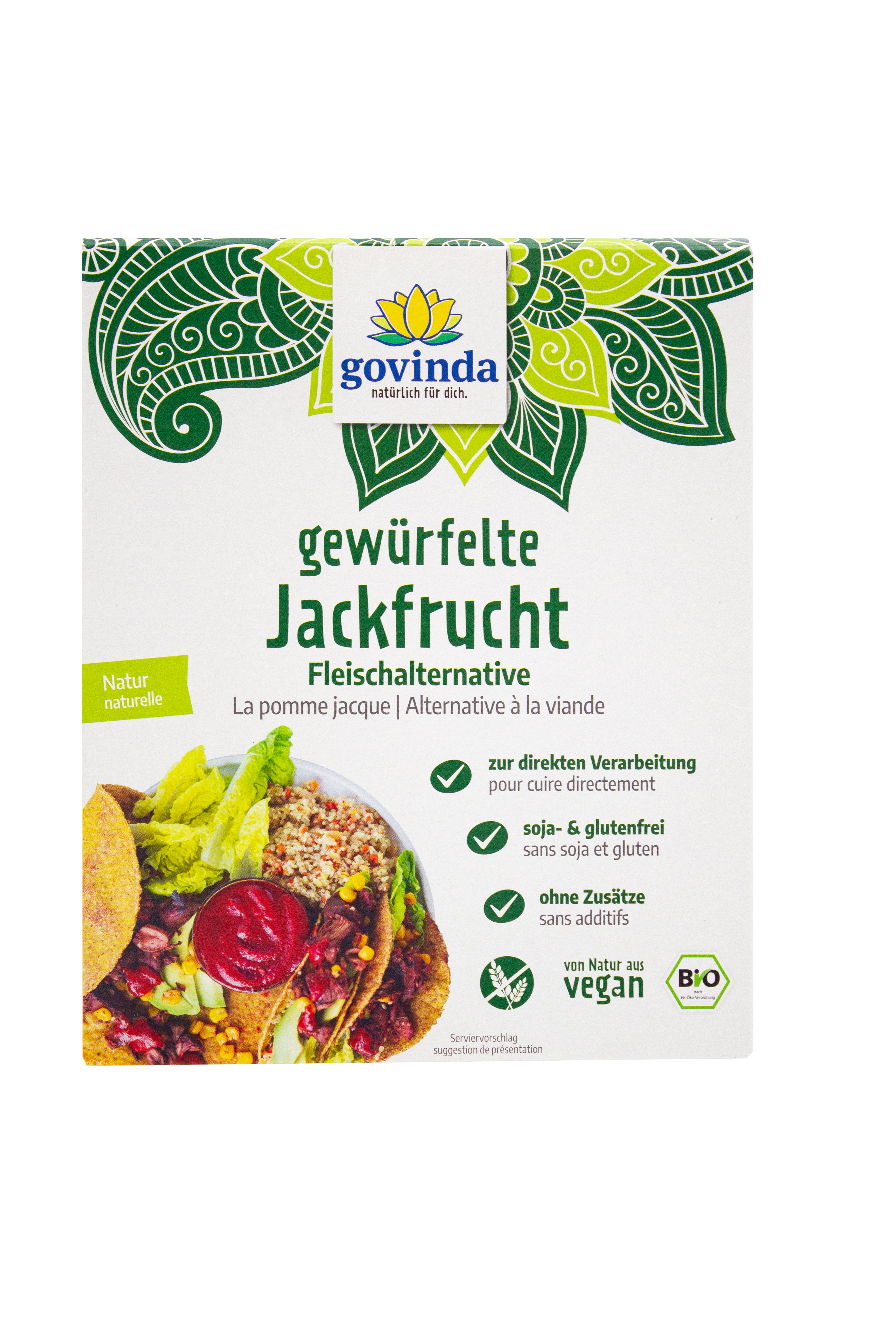Jackfrucht Fleischaltern. gewürfelt&ungewürzt 200 g
