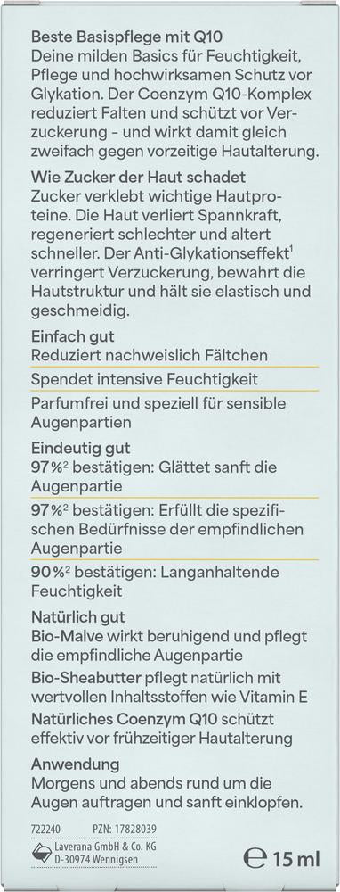 Basis Sensitive Anti-Falten Augencreme Q10 15 ml