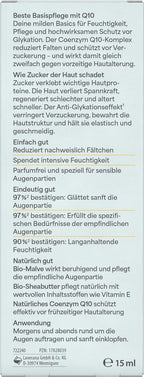 Basis Sensitive Anti-Falten Augencreme Q10 15 ml