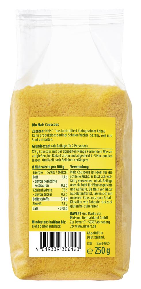 Mais Couscous glutenfrei 250 g