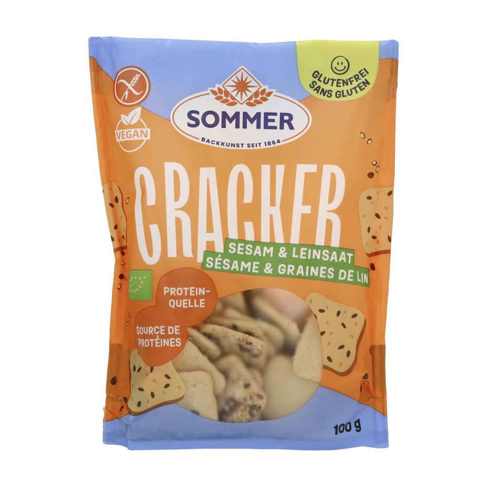 Cracker Sesam & Leinsaat glutenfrei 100 g