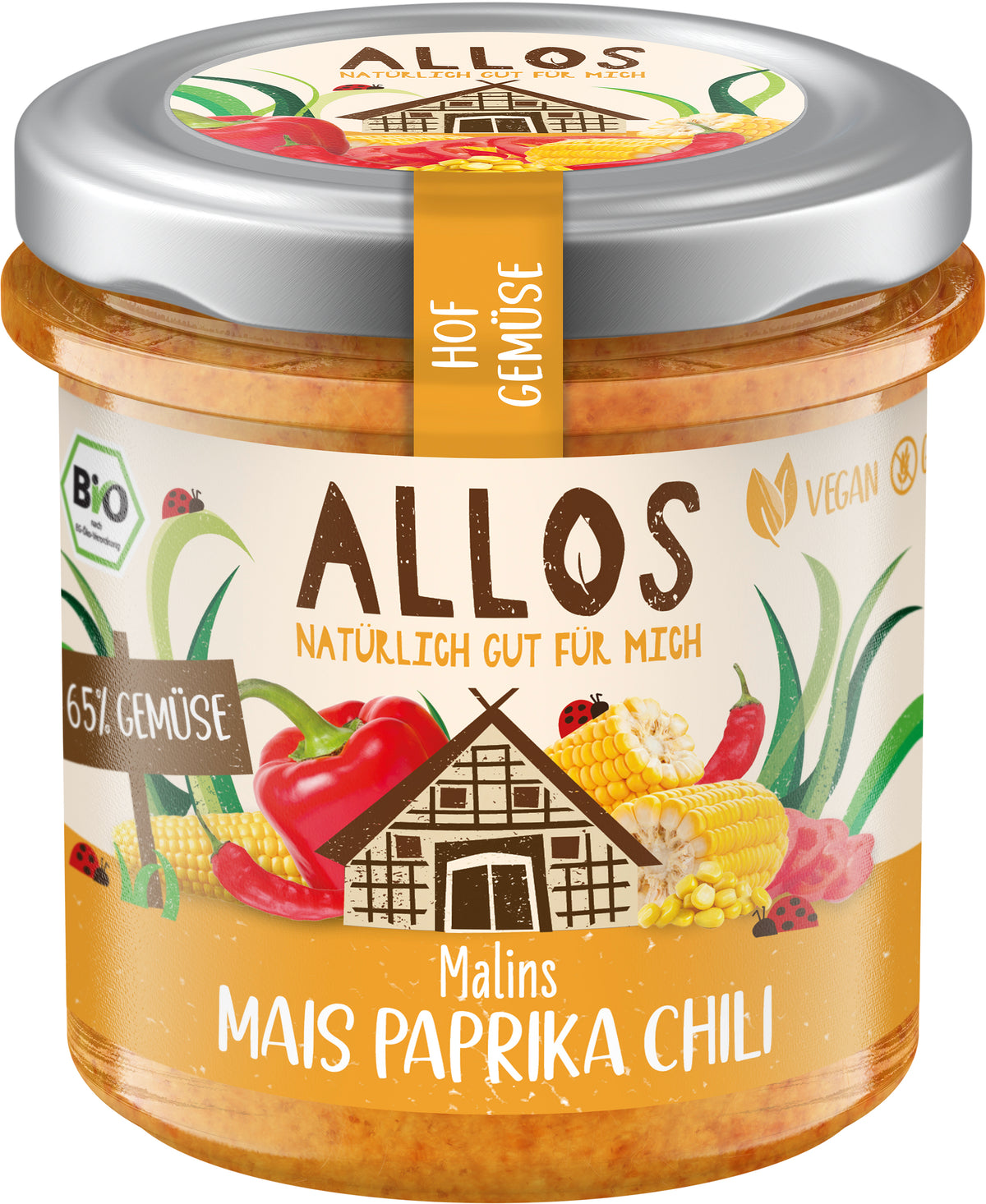 Hofgemüse Meikes Mais Paprika Chili 135 g