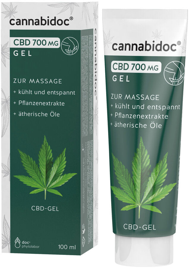 cannabidoc CBD 700 mg GEL zur Massage 100 ml