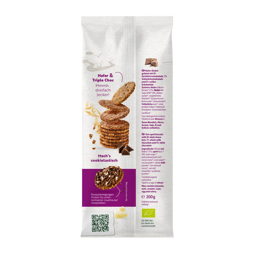 Cookie Taler Triple Choc 200 g