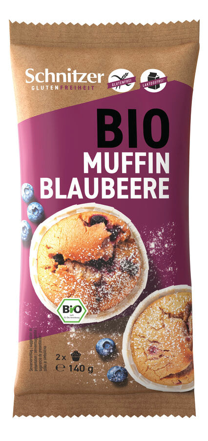 Muffin +Blueberry Gebäck mit Blaubeeren 140 g