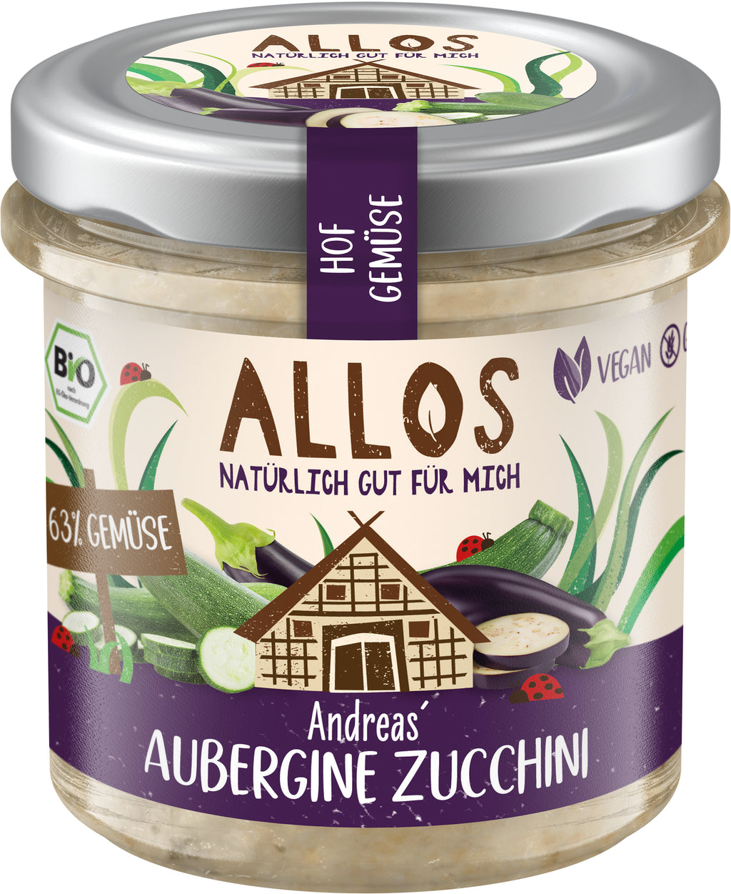 Hofgemüse Andreas Aubergine Zucchini 135 g