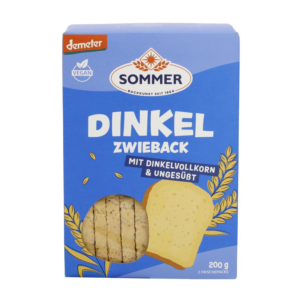 Dinkel-Zwieback ungesüßt 200 g
