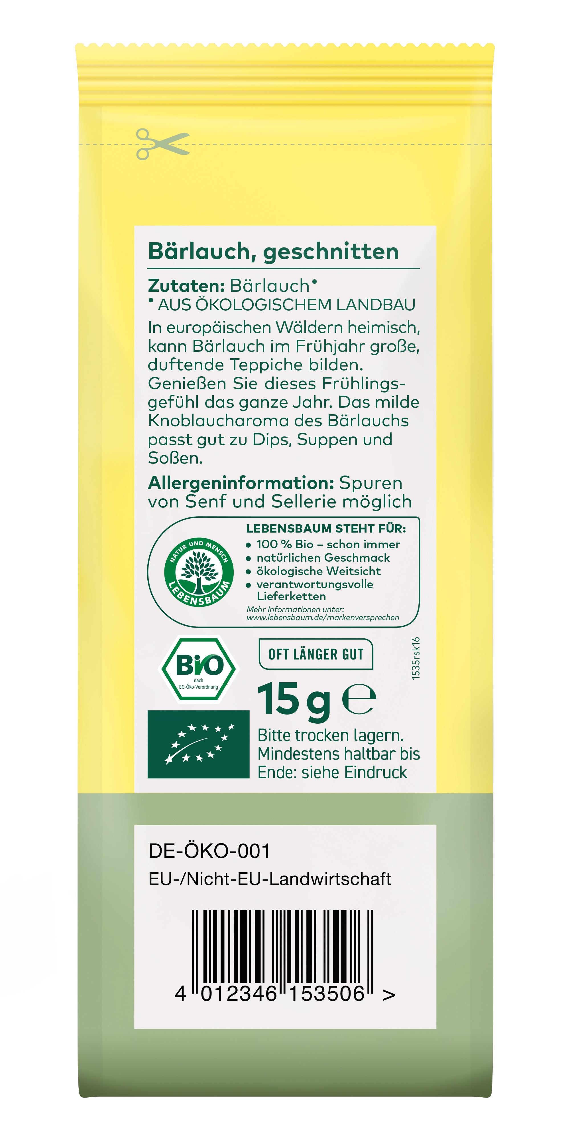 Bärlauch  geschnitten 15 g