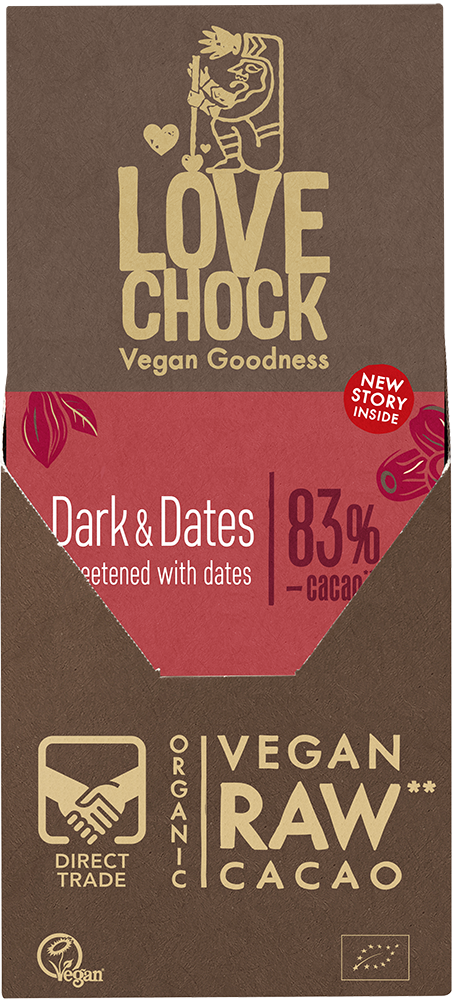 Dark & Dates Tafel Lovechock 70 g