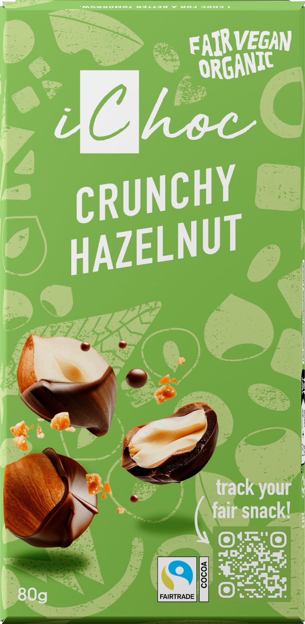 iChoc Crunchy Hazelnut 80 g