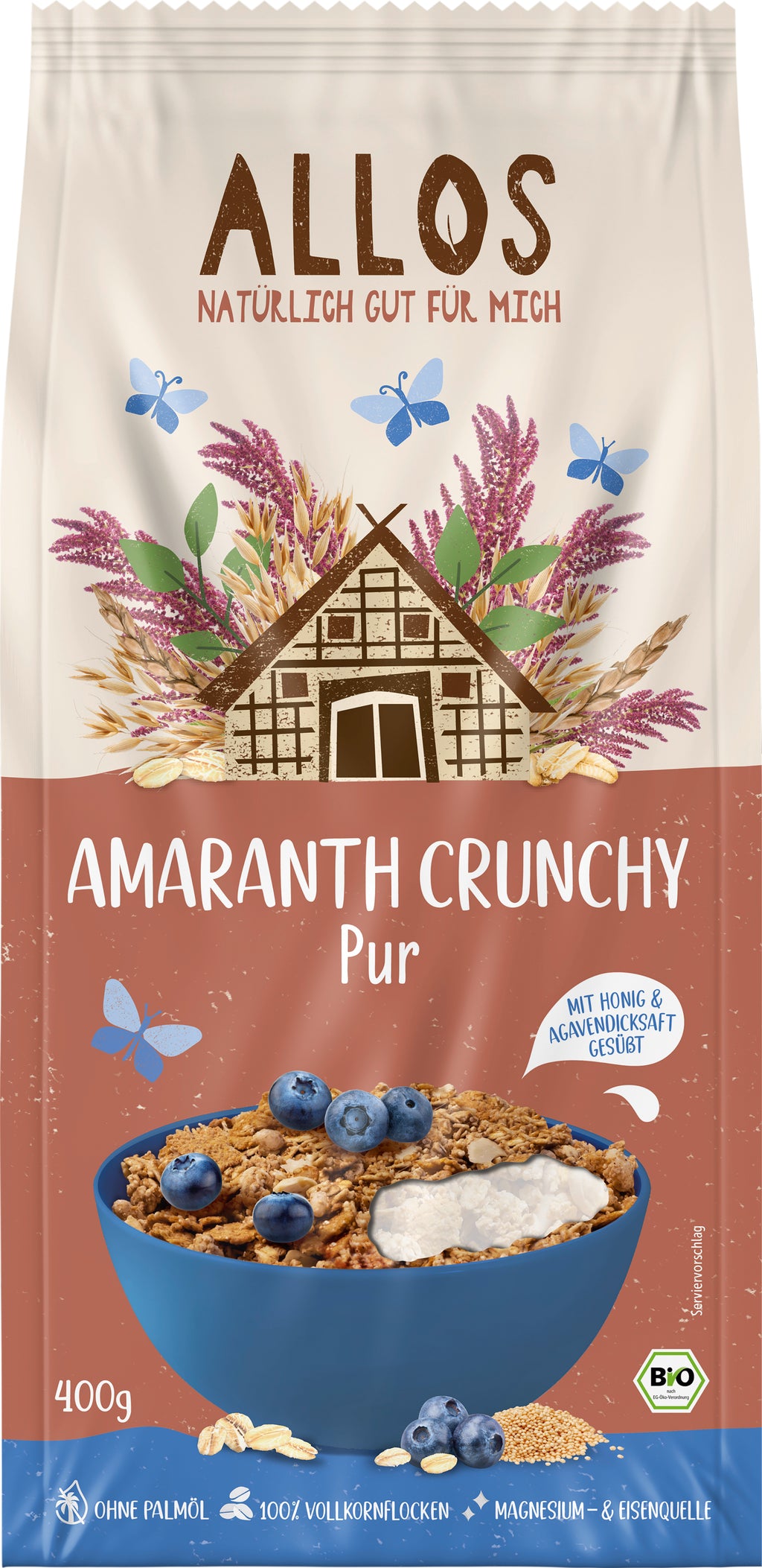 Amaranth Crunchy Pur 400 g