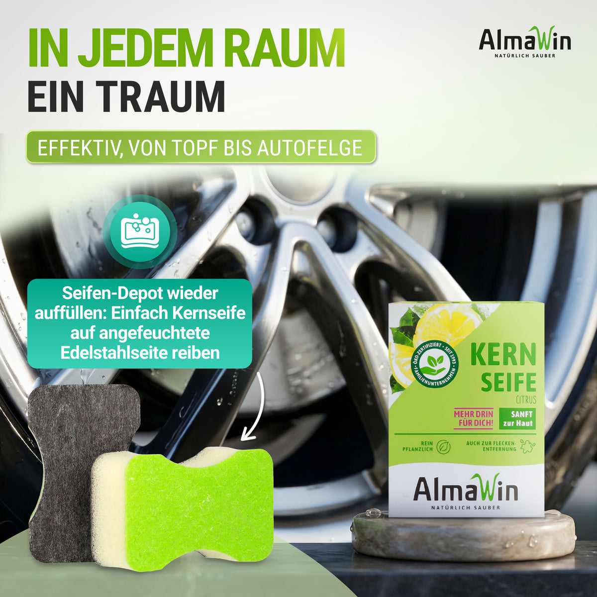 SauberZauber Eco-Schwamm 2 Stk