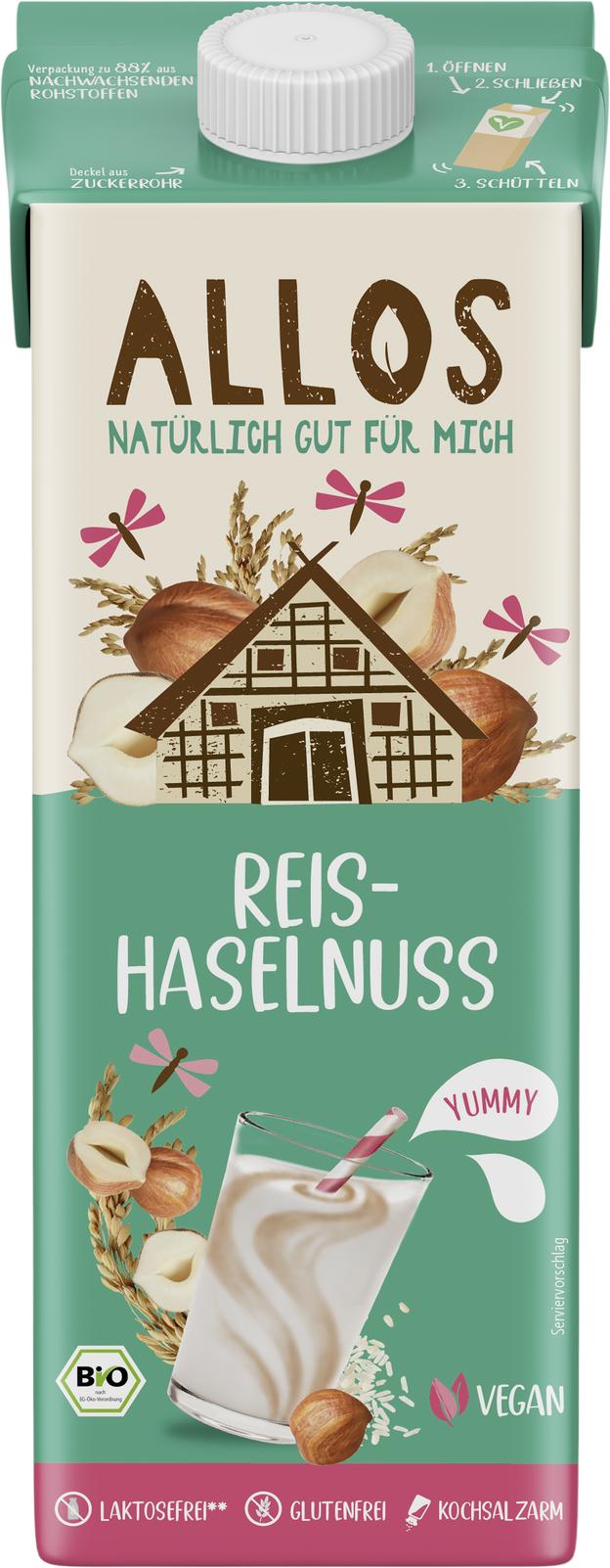 Reis Haselnuss Drink 1 l