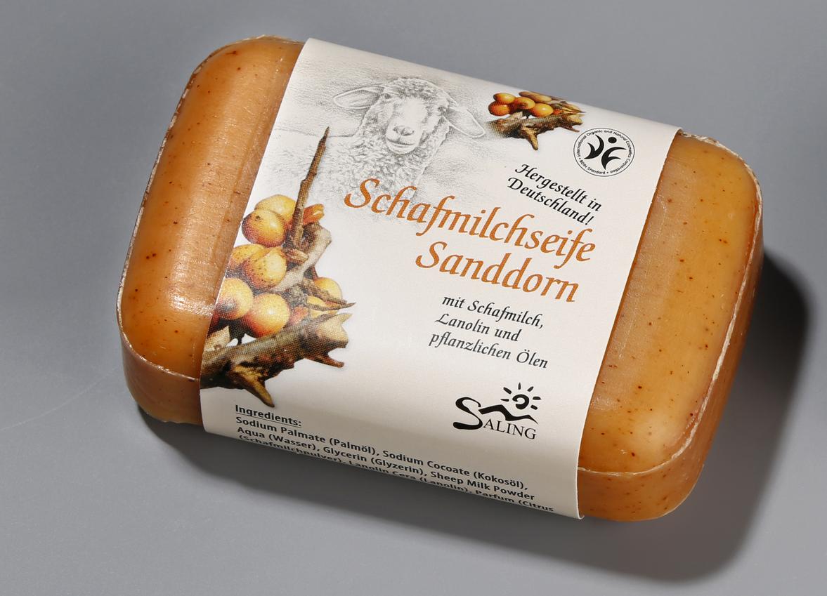 Schafmilchseife Sanddorn 100 g