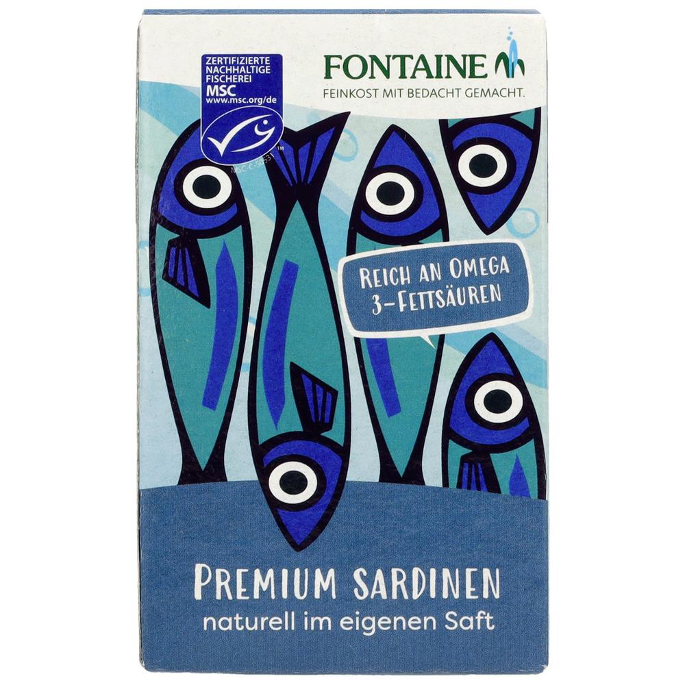 Sardinen MSC naturell 120 g