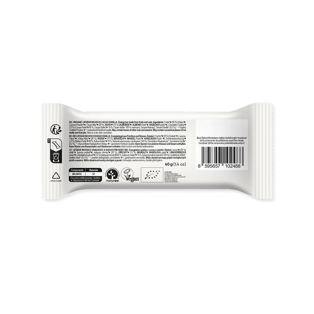 Lifebar InChoco Cacao Vanille 40 g