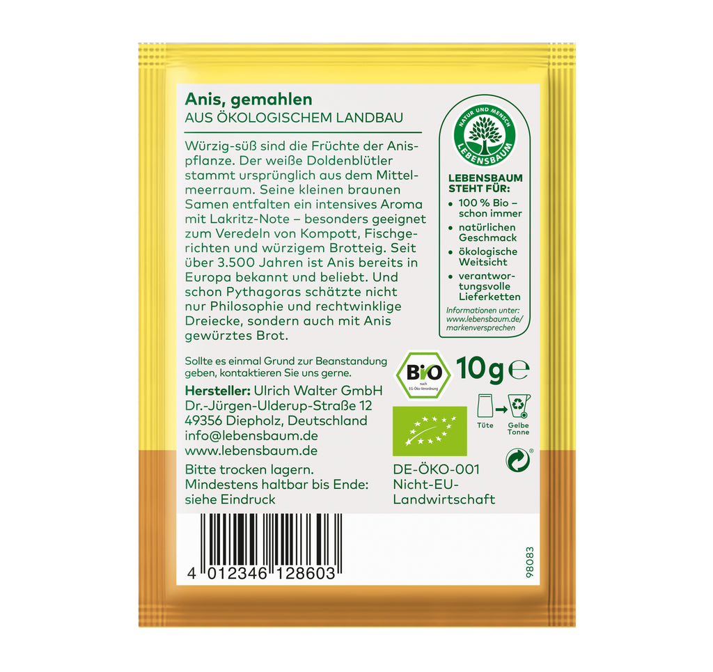 Anis gemahlen 10 g
