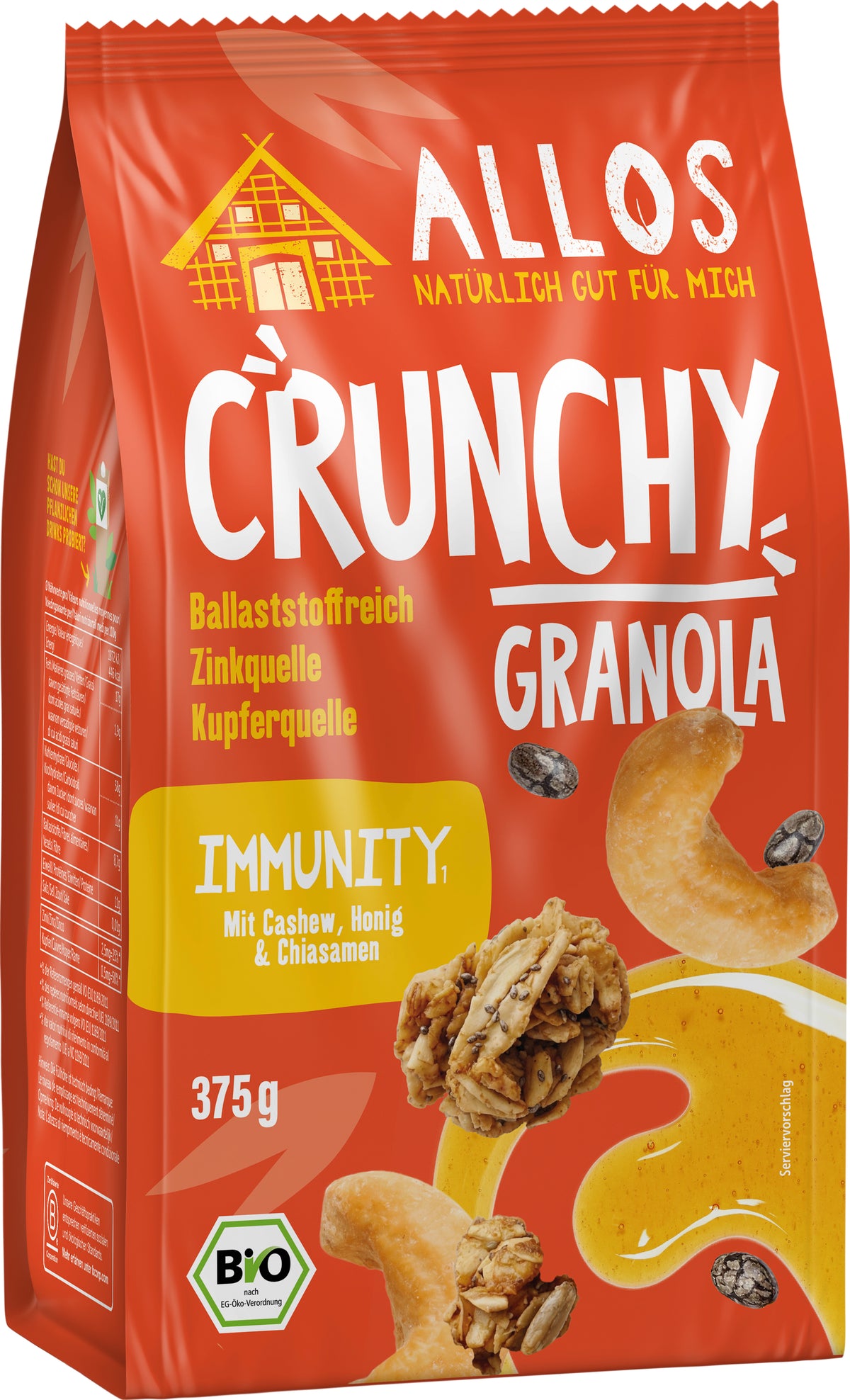 Crunchy Granola Immunity 375 g