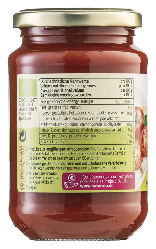 Tomatensauce Classico demeter 330 ml
