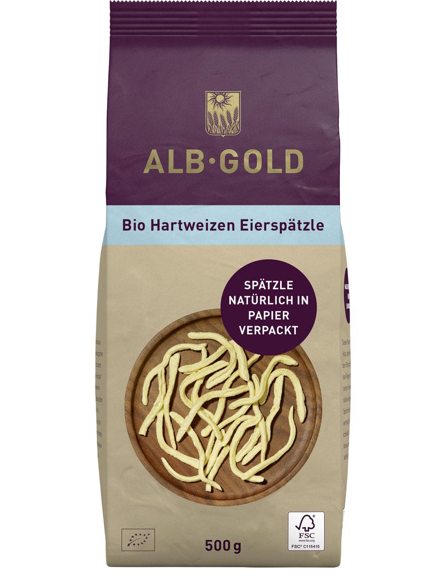 Eierspätzle Hartweizen Papierverpackung 500 g