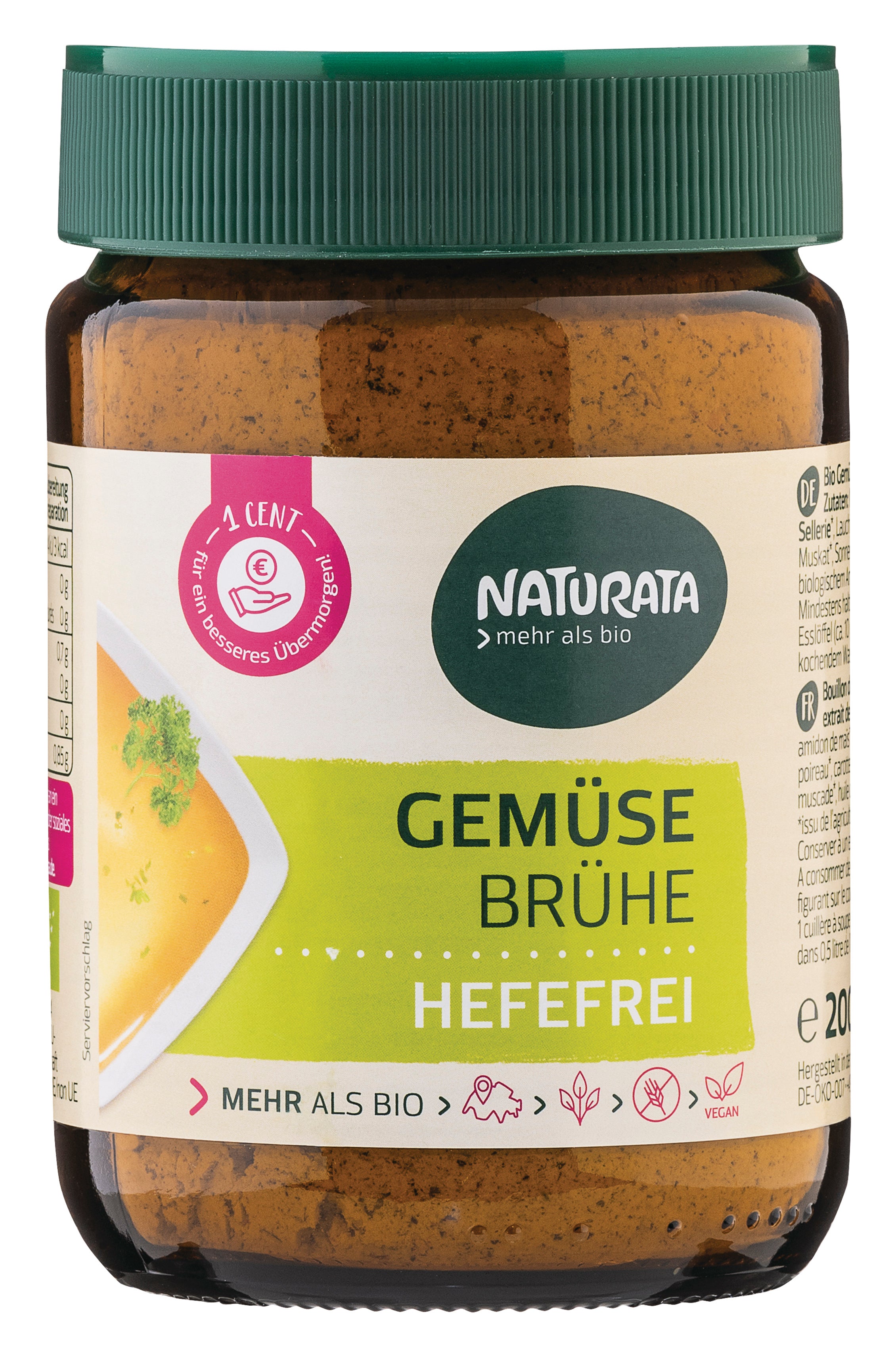 Gemüsebrühe hefefrei  Glas 200 g