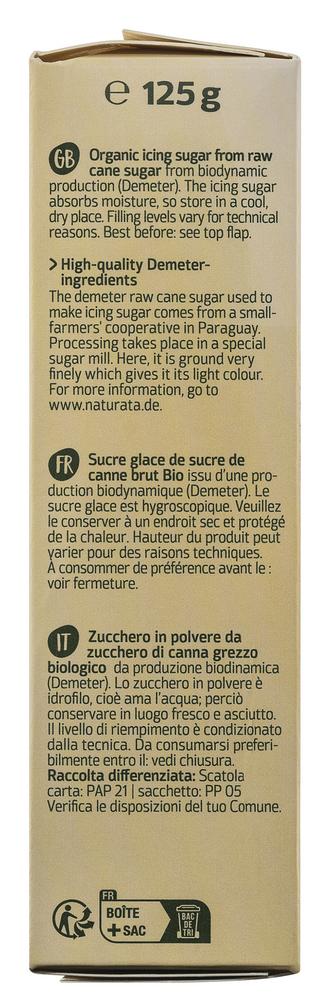 Puderzucker demeter 125 g