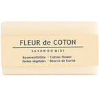 Seife mit Karité Butter Fleur de coton Baumwollblü 100 g