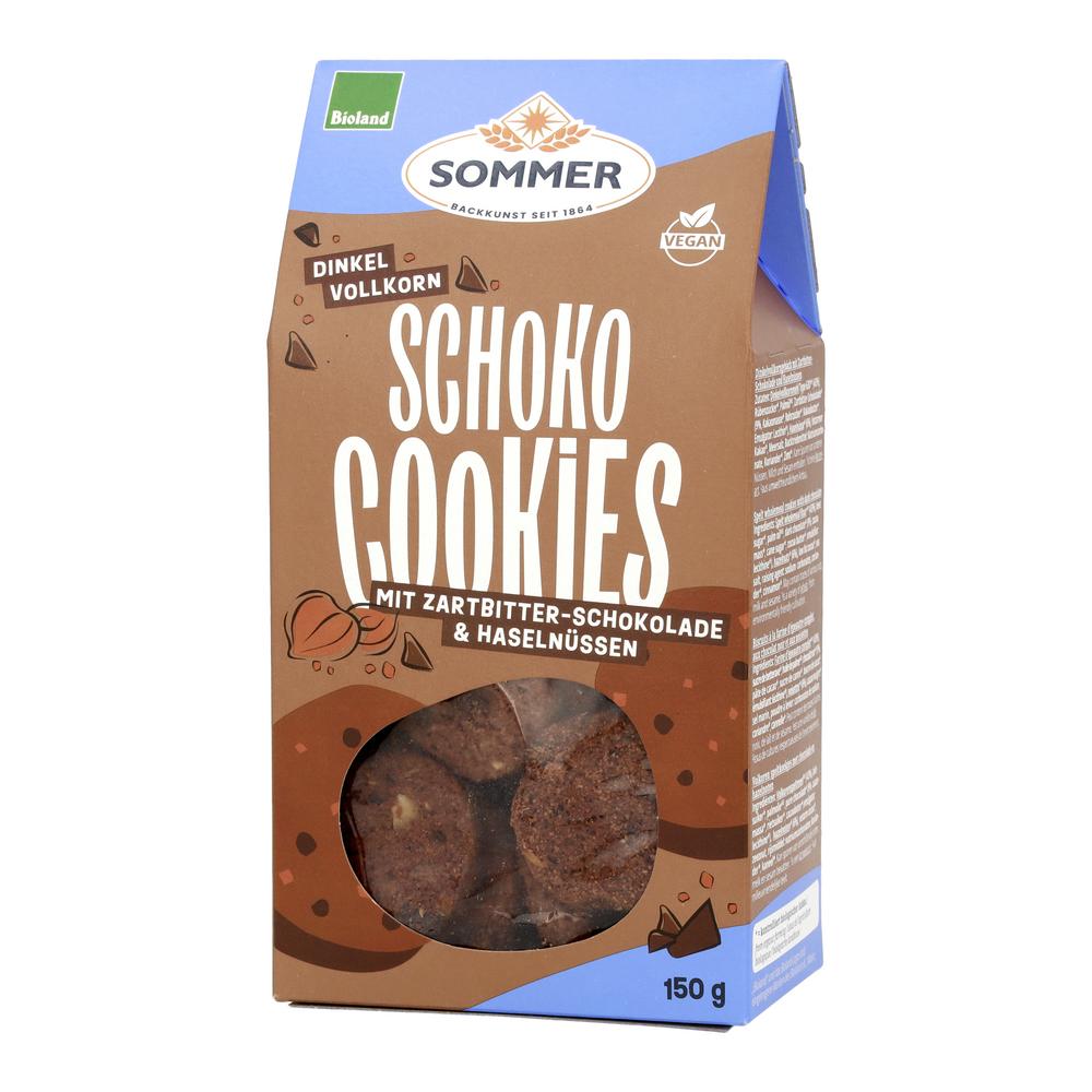 Schoko Cookies VK-Dinkel mit Zartbitter 150 g