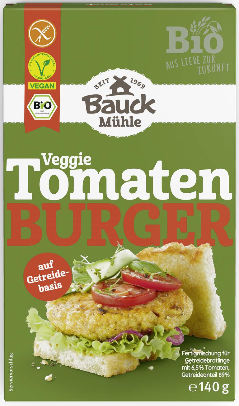 Tomaten-Burger mit Basilikum 140 g