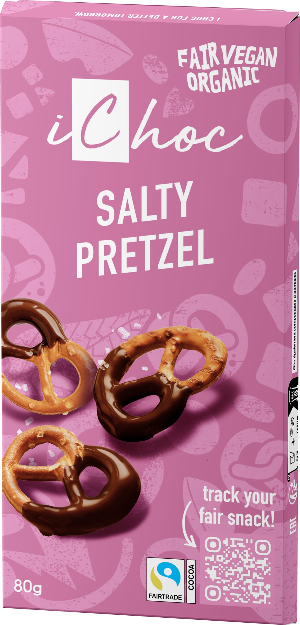 iChoc Salty Pretzel 80 g