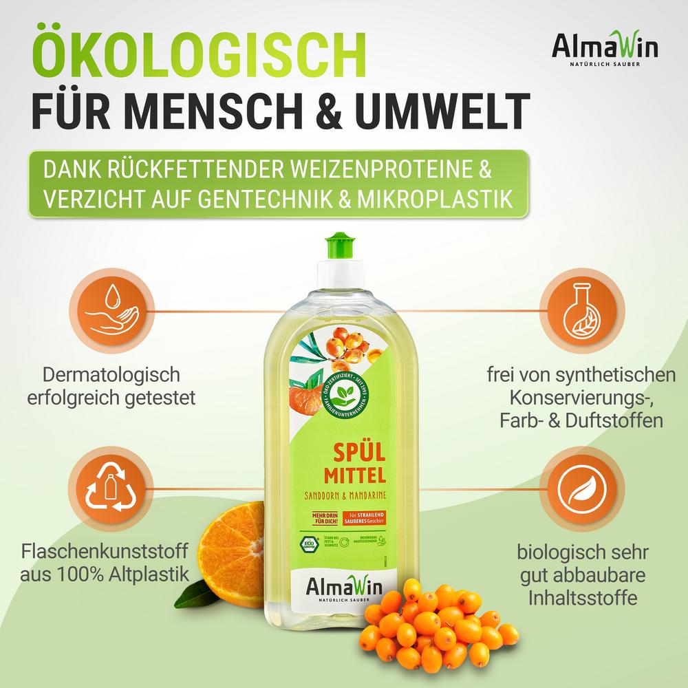 Spülmittel Sanddorn Mandarine 1 l