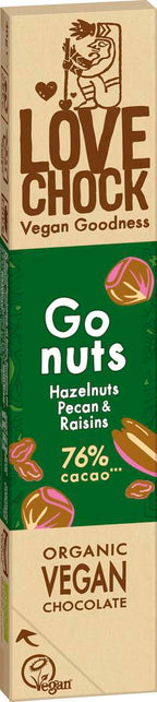 Go Nuts Hazelnuts&Pecan&Raisins Riegel 40 g