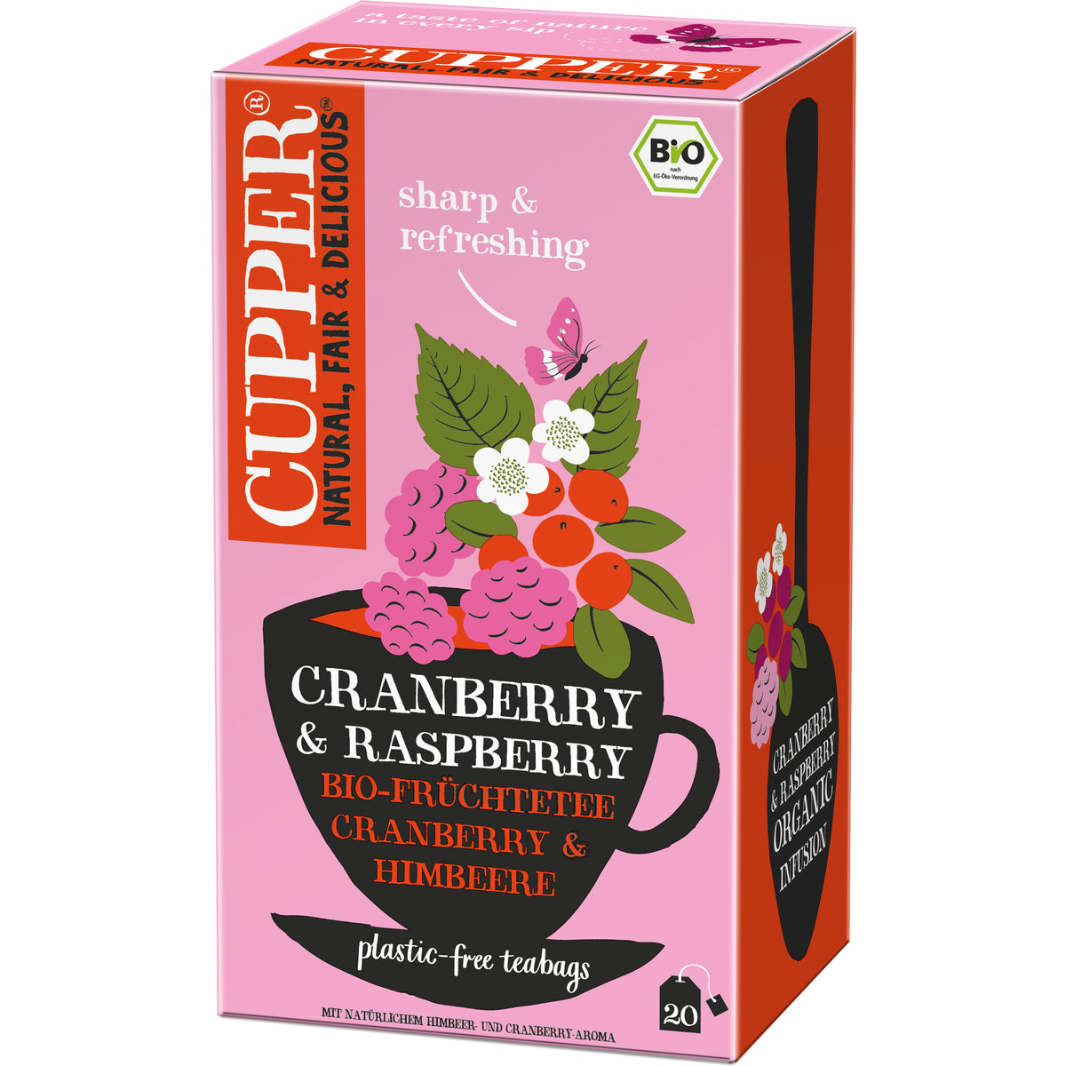 Cranberry & Raspberry Früchtetee 40 g