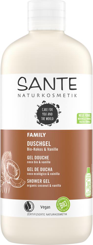 Family Duschgel Bio-Kokos & Vanille 500 ml