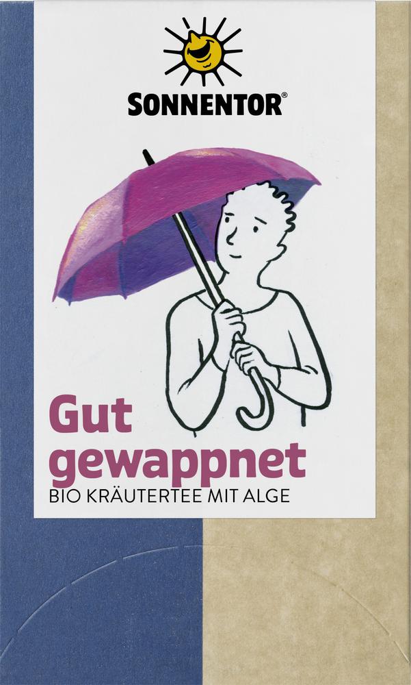 Gut gewappnet Tee Doppelkammerbeutel 27 g