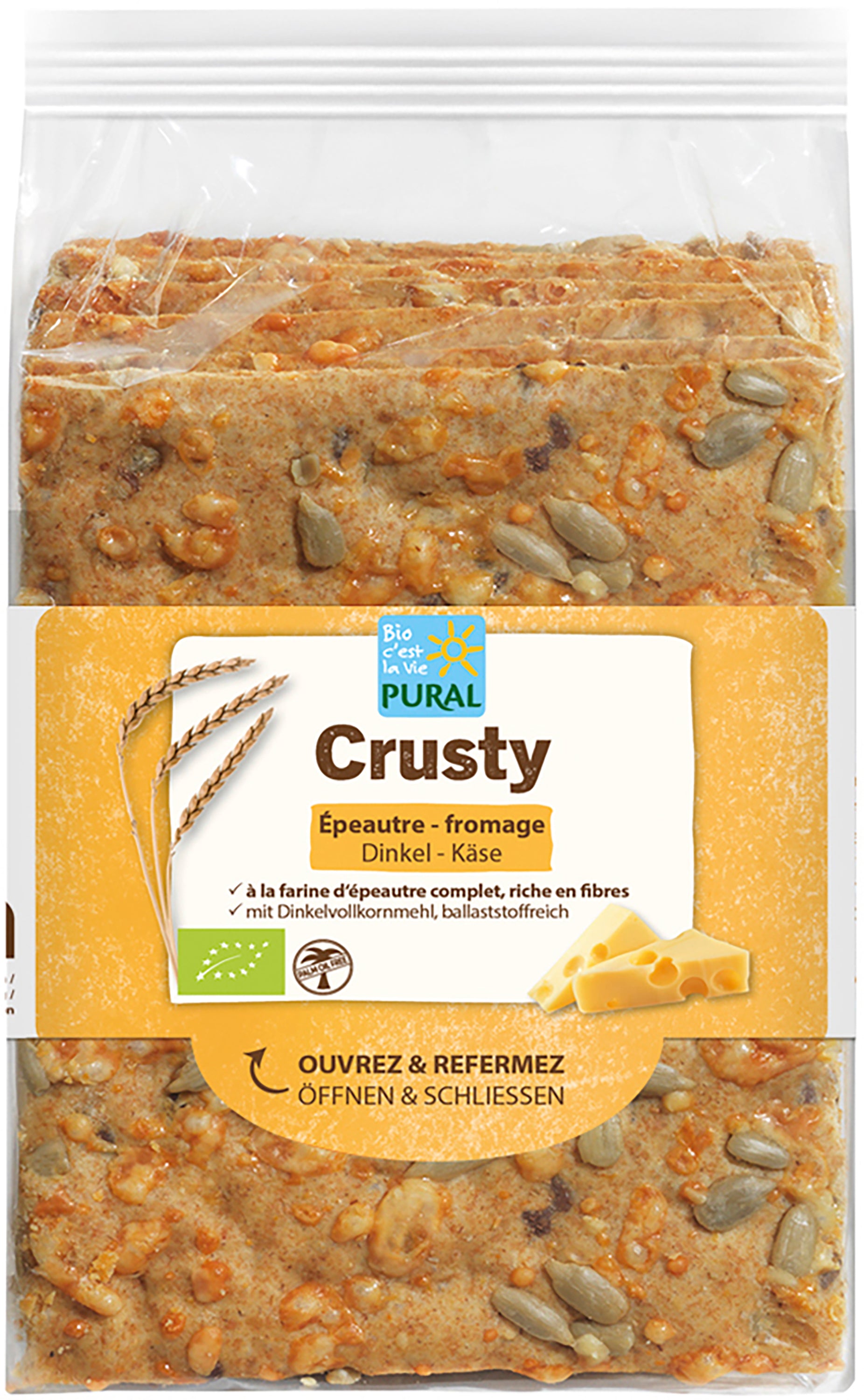Crusty Dinkel-Käse Knäckebrot 200 g