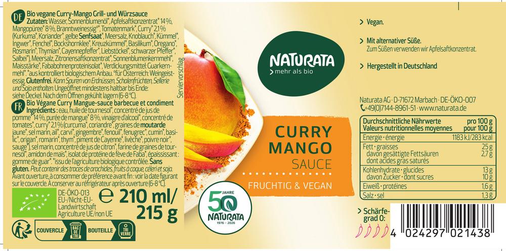 Curry Mango Sauce 210 ml