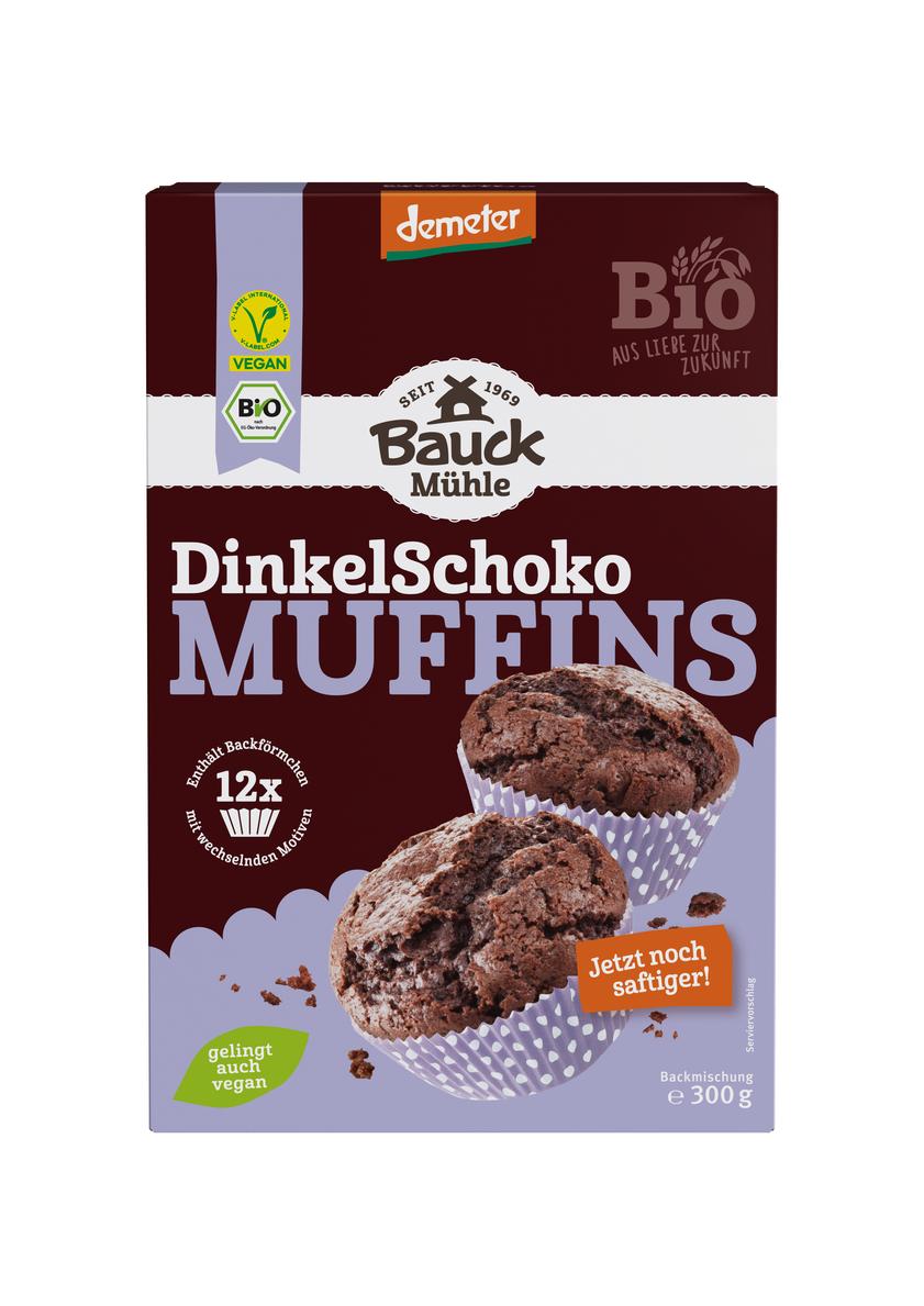 Backmischung Dinkel-Schoko-Muffins demeter 300 g