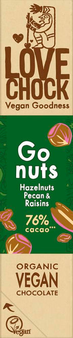 Go Nuts Hazelnuts&Pecan&Raisins Riegel 40 g
