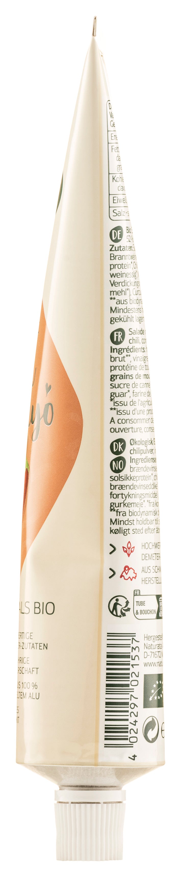 Vegane Chili Mayo demeter in der Tube 185 ml