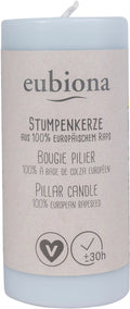 Stumpenkerze Rapswachs 50x110  hellblau/bleu clair 1 Stk