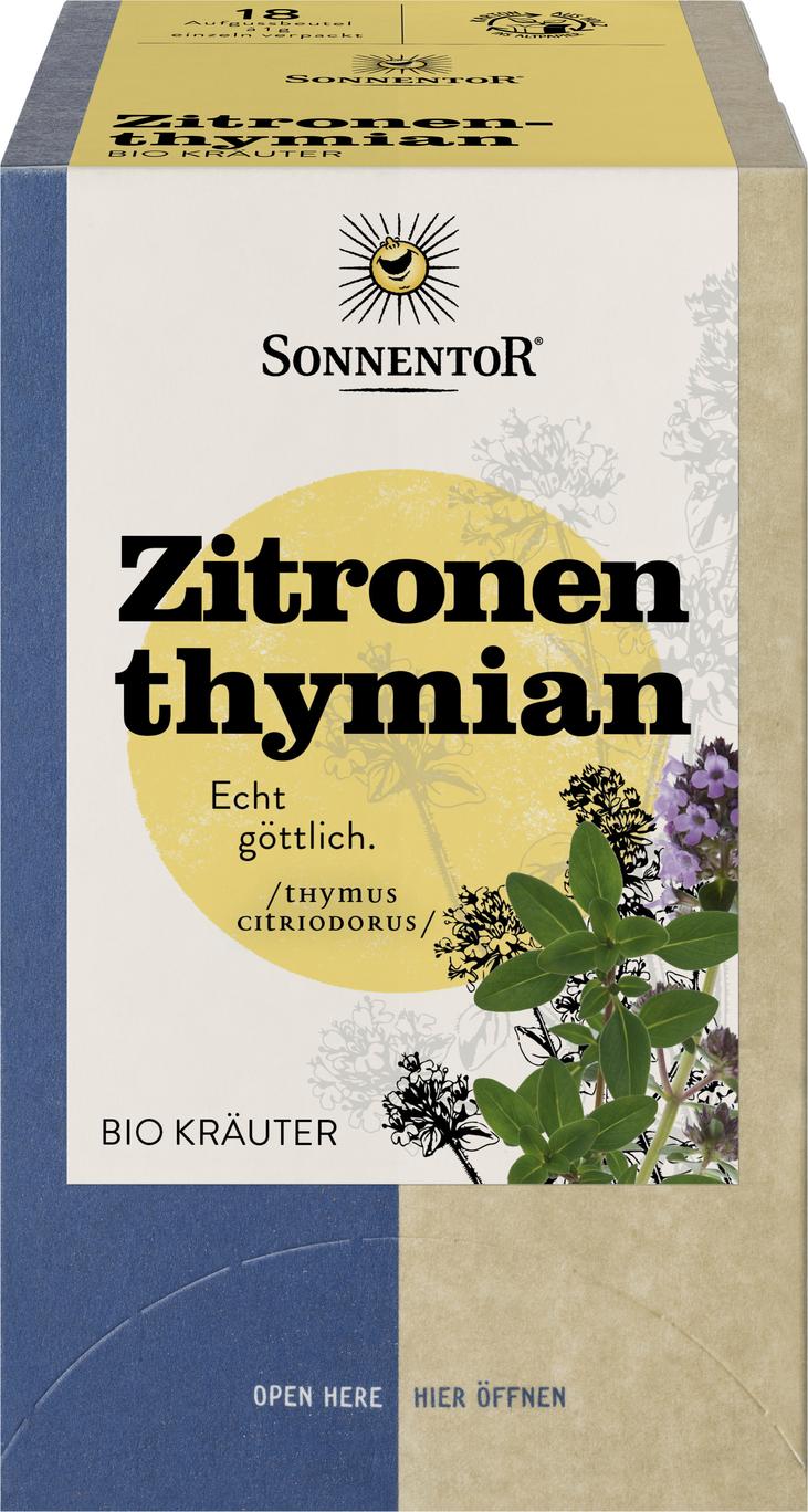 Zitronenthymian Tee Doppelkammerbeutel 18 g