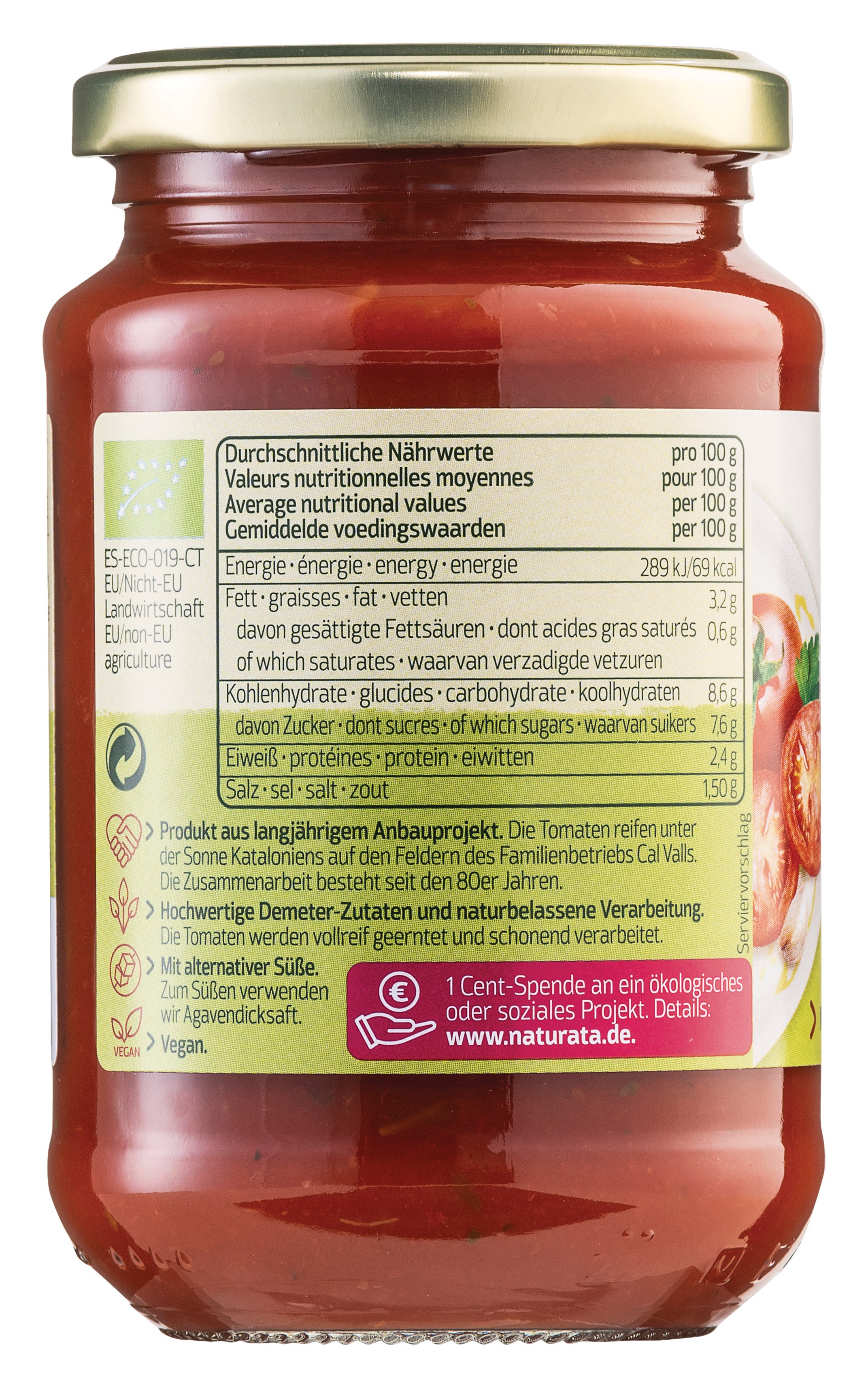 Tomatensauce Classico demeter 330 ml