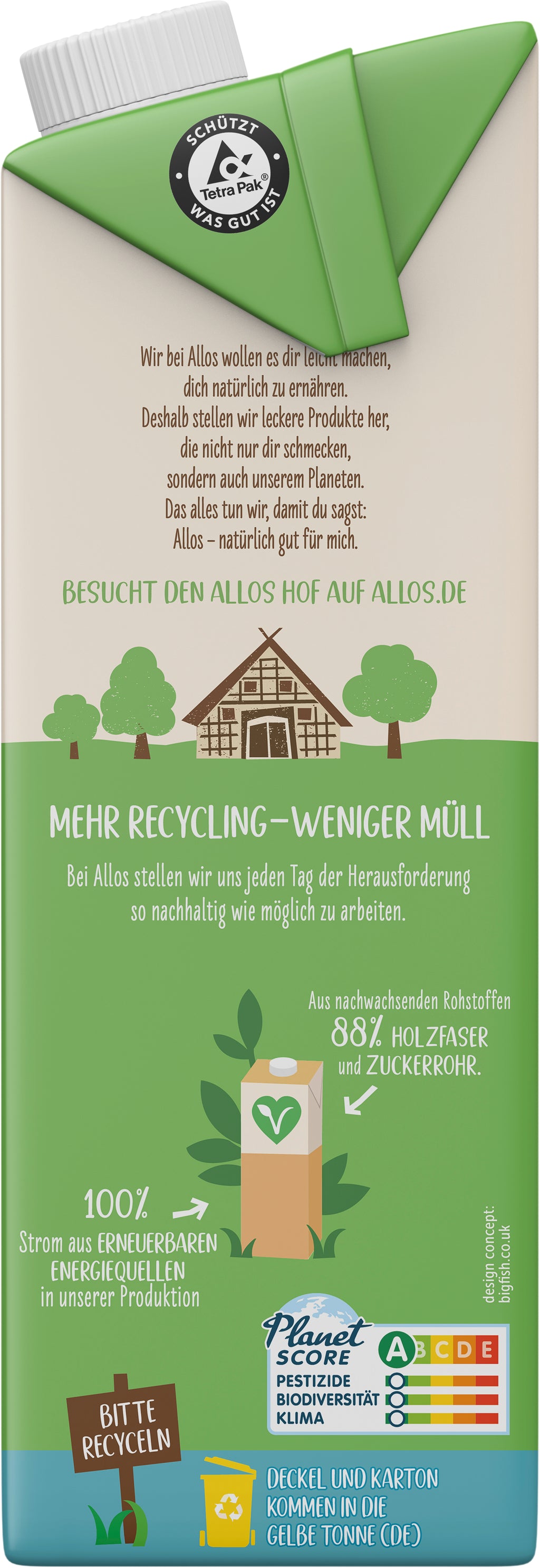 Reis Drink naturell 1 l