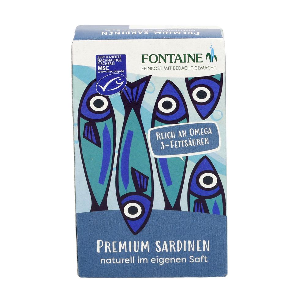 Sardinen MSC naturell 120 g
