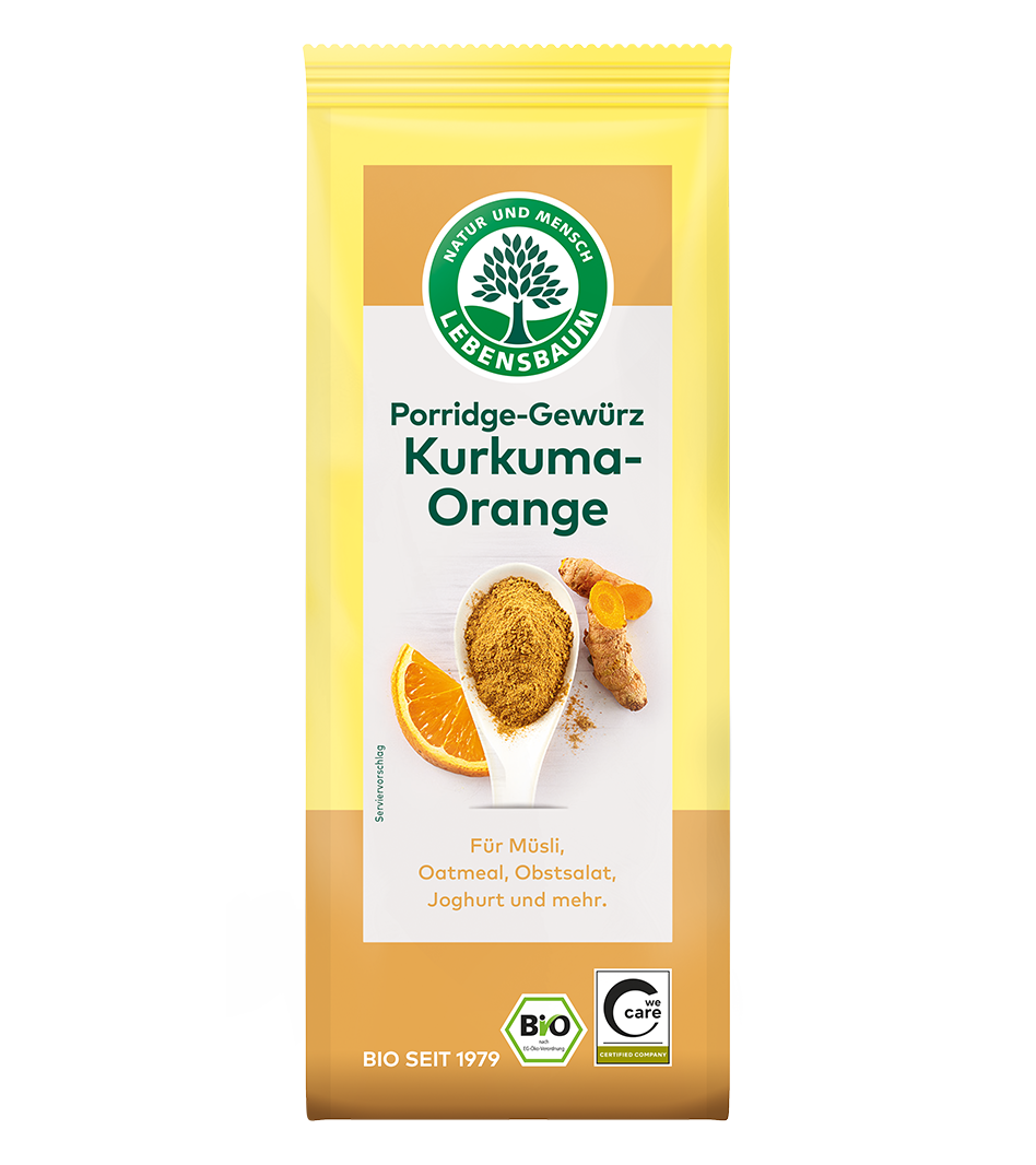 Kurkuma-Orange Porridge-Gewürz 50 g
