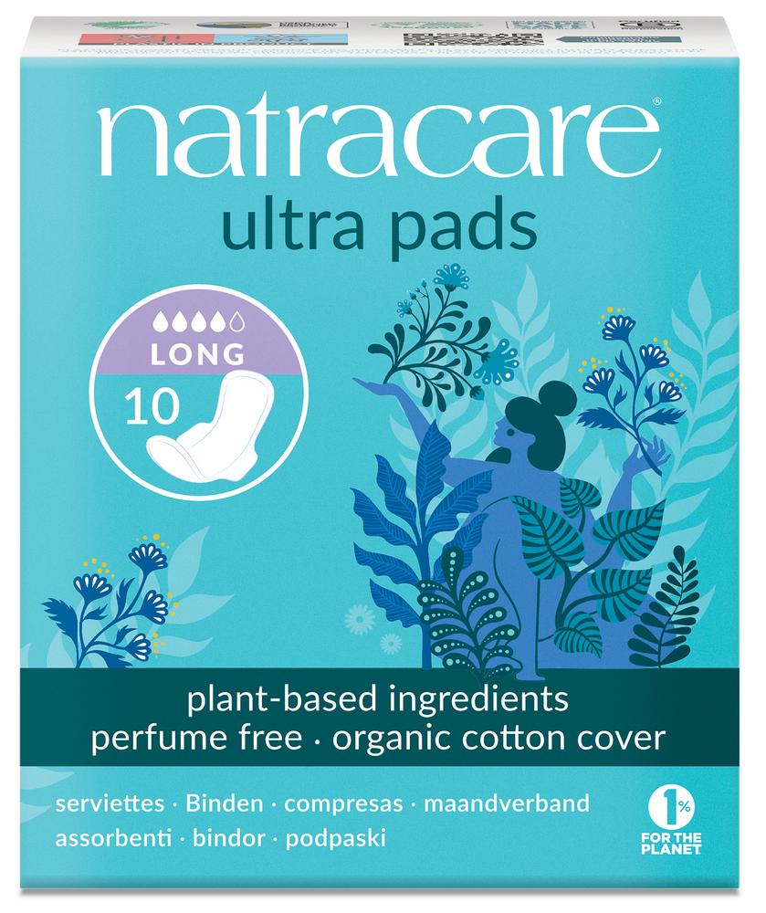 Damenbinden ultra pads long mit Flügeln 10 Stk