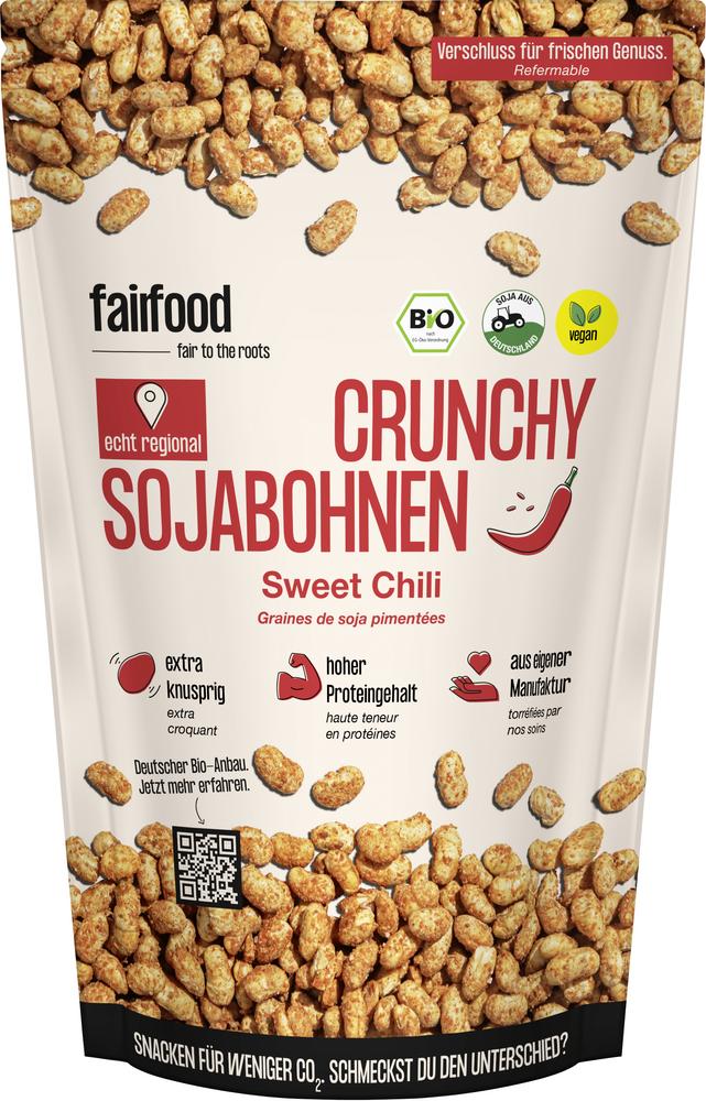 Crunchy Sojabohnen SWEET CHILI 120 g