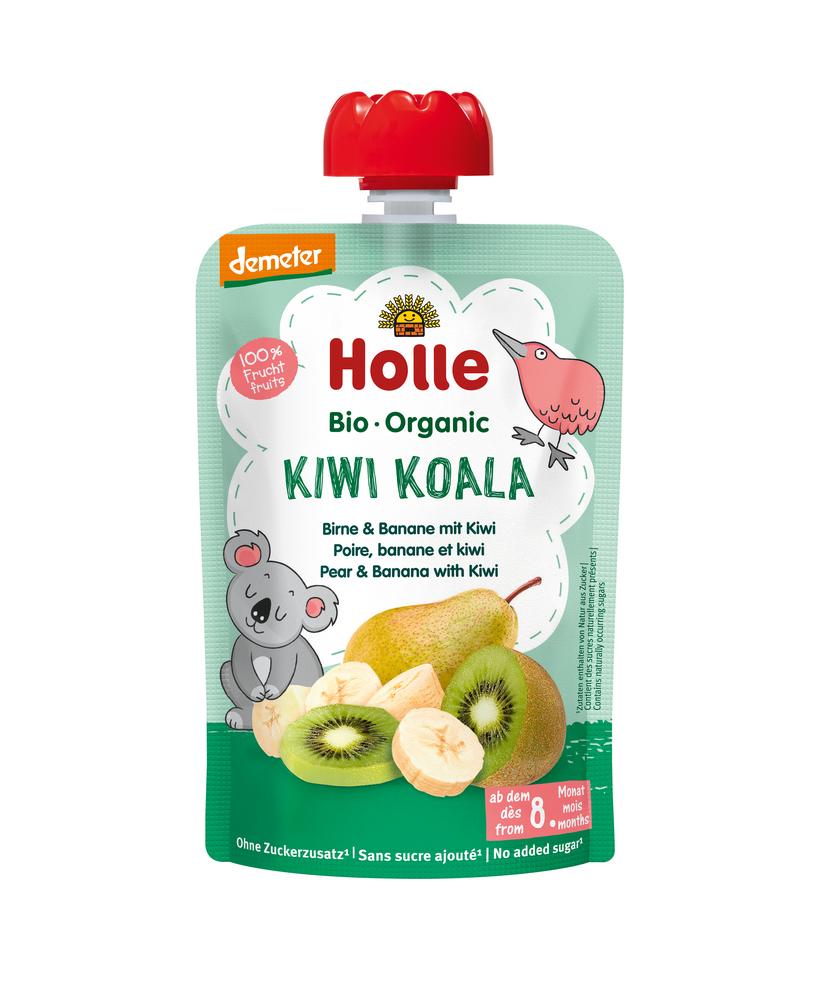Pouchy Kiwi Koala demeter Birne&Banane mit Kiwi 100 g